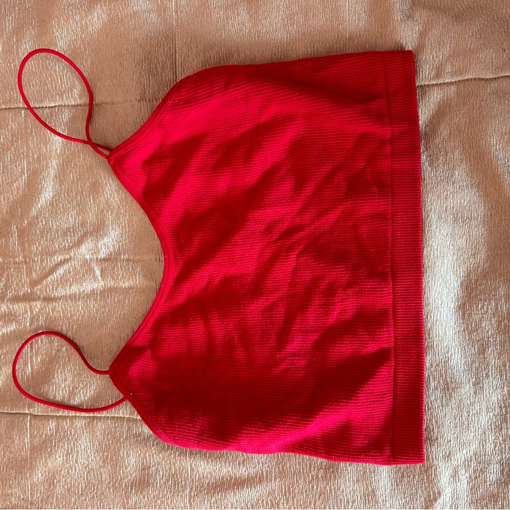 NWOT Spaghetti Strap Crop Top